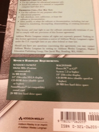 Intermediate Algebra: Pass the Test Interactive Cd-Rom 8 Th Edition Win/ Mac New - Picture 5 of 5