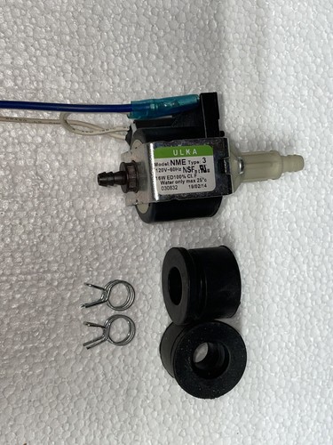 Ulka NME Type 3 Water Pump 120V 60Hz 16W DeLonghi Whirlpool dehumidyfier others - Picture 7 of 8