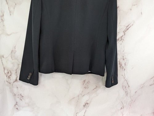 J Crew Blazer Womens Medium 8 10 Black 2 Button Jacket Schoolboy School K2899 - Picture 7 of 13