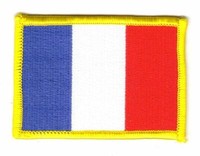 AufnäHer Frankreich Patch Flagge Fahne