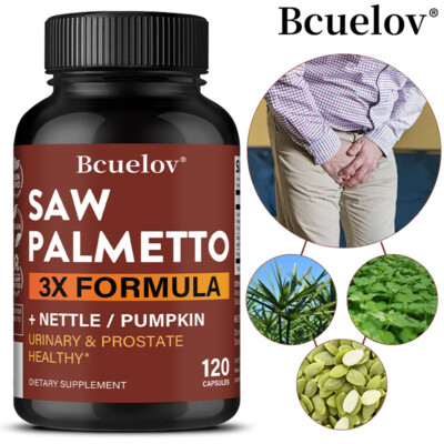 Saw Palmetto Supplement Urinary System & Prostate Function  Health Support