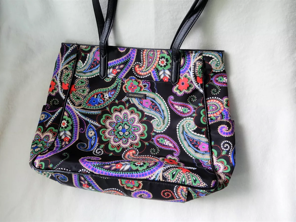 Vera Bradley Purse: Black Birds Shoulder Bag