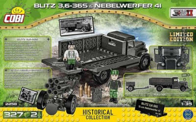 Truck WWII Opel Blitz 3,6-36S Nebelwerfe COBI 2258 SCALE 1:35