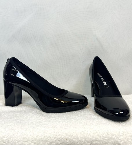 NEU Anne Klein Carole Pumps Iflex 7M schwarz neu im Karton klobiger Absatz elegante Damenschuhe
