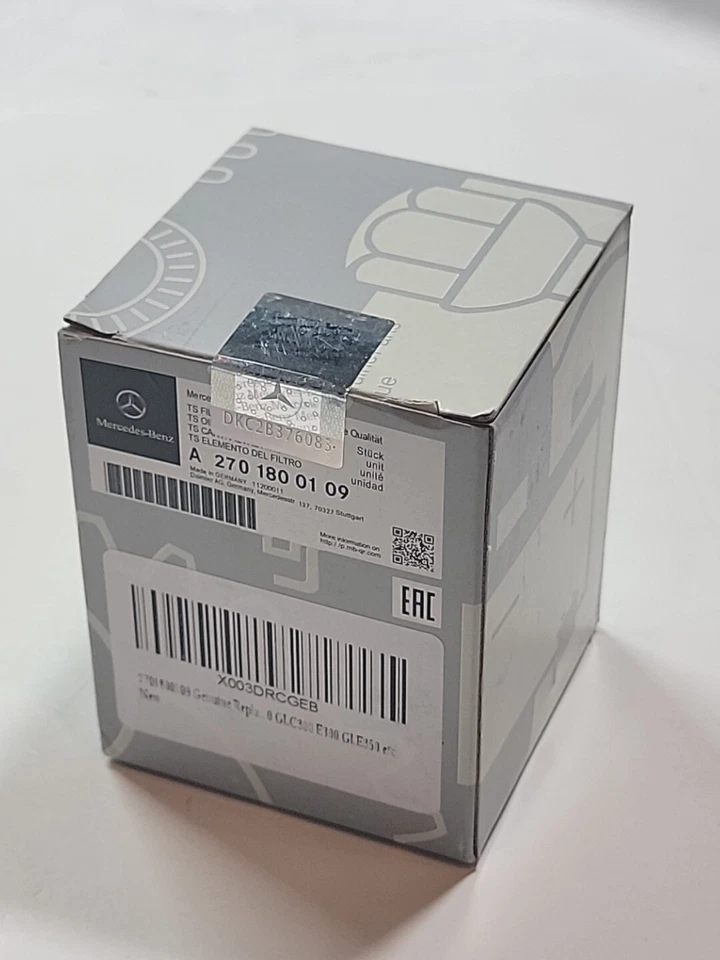 Масляный фильтр для Mercedes Benz A180 A200 B200 GLK260 E200L GLA220 A2701800109 #WX - Изображение 2 из 2