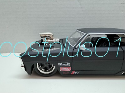 JADA BIGTIME MUSCLE 1967 CHEVY NOVA SS 1:24 PRIMER BLACK WITH