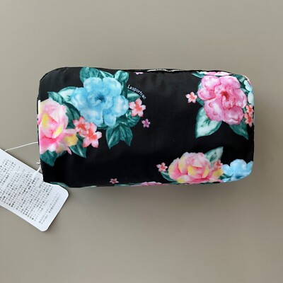 Lesportsac Flowers Rectangular Cosmetic Bag NWT