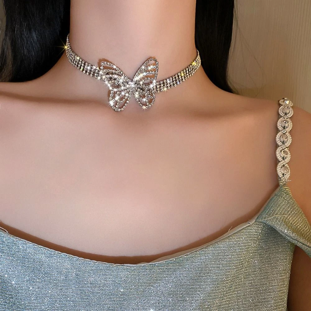 Butterfly choker gold deals
