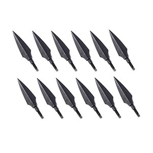 6 Pointes De Flèche Chasse 240 Grains - Broadhead Carbone, Vissantes - IRQ Archery