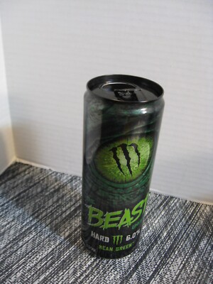 Monster EMPTY Can - 12 oz. HARD Beast Unleashed - Mean Green - 2023