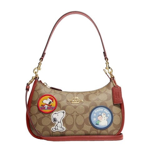 NEW Coach X Peanuts LUCY Small Crossbody Purse Bag Sig CBJ62