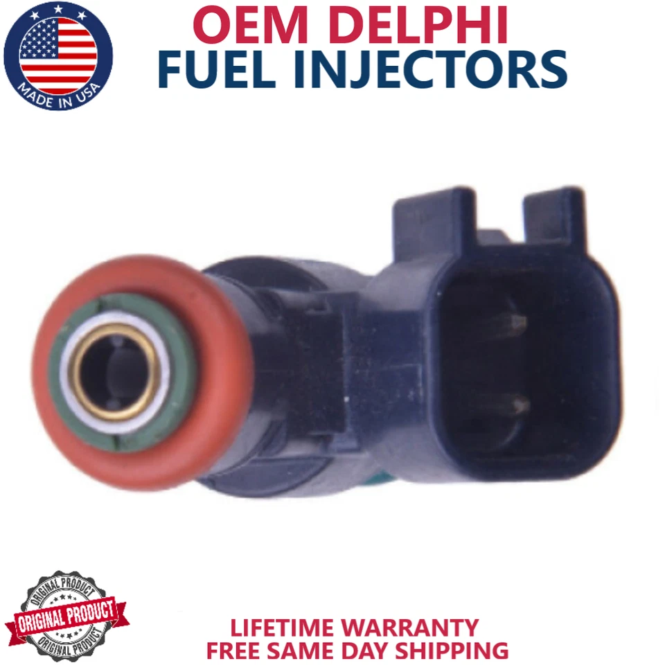 NOVO GENUÍNO DELPHI x1 injetor de combustível para 2010 2011 2012 2013 2014 GMC Yukon 6.2L - Imagem 2 de 3