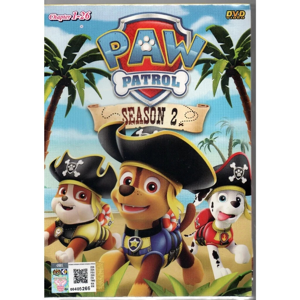 DVD PAW Patrol Season 1-8 Collection Set All Region ~ Brand