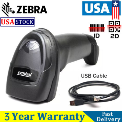 Symbol DS4308-XD Wired USB Handheld Barcode Scanner 1D 2D Scanning Scanner