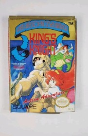 King's Knight NES In Box, No Manual- Very Clean Cartridge 