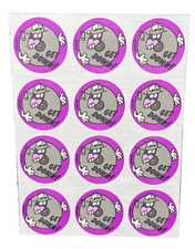 Vintage Trend Scratch And Sniff Stickers LICORICE Get Down Record New 1 Sheet