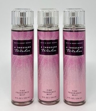 3 BATH BODY WORKS A THOUSAND WISHES FINE FRAGRANCE MIST BODY SPRAY 8 OZ LARGE