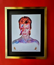 💎ALEXANDER DULAC |  DAVID BOWIE Hand Signed Authentic Print Edition of 10 COA