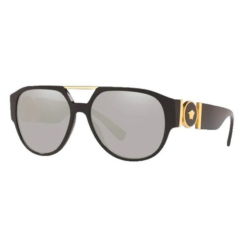 Versace MOD 4221 108/73 Oval Havana Brown Medusa Gold Sunglasses