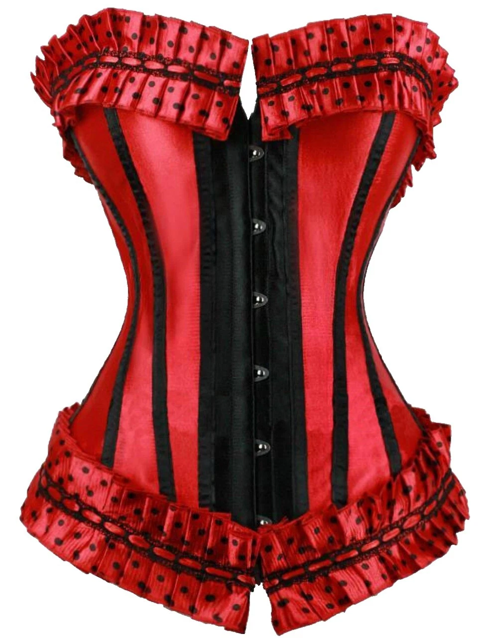 Cotton Blend Black Corsets & Bustiers for Women
