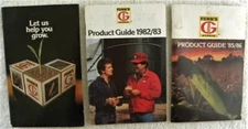 3 Old Funks G Hybrid Seed Corn Farm Data Notebook, Funk's 1980,1983,1986