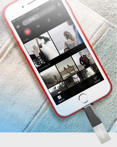 SanDisk iXPand Flash Drive Mini USB 3.0 32G 64G 128GB 16G Memory For iPhone iPad - Picture 5 of 11