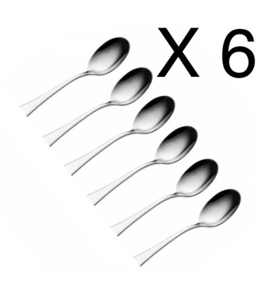 6 Stück Teelöffel Edelstahl Löffel Teelöffel Set Teelöffel robust Besteck UK
