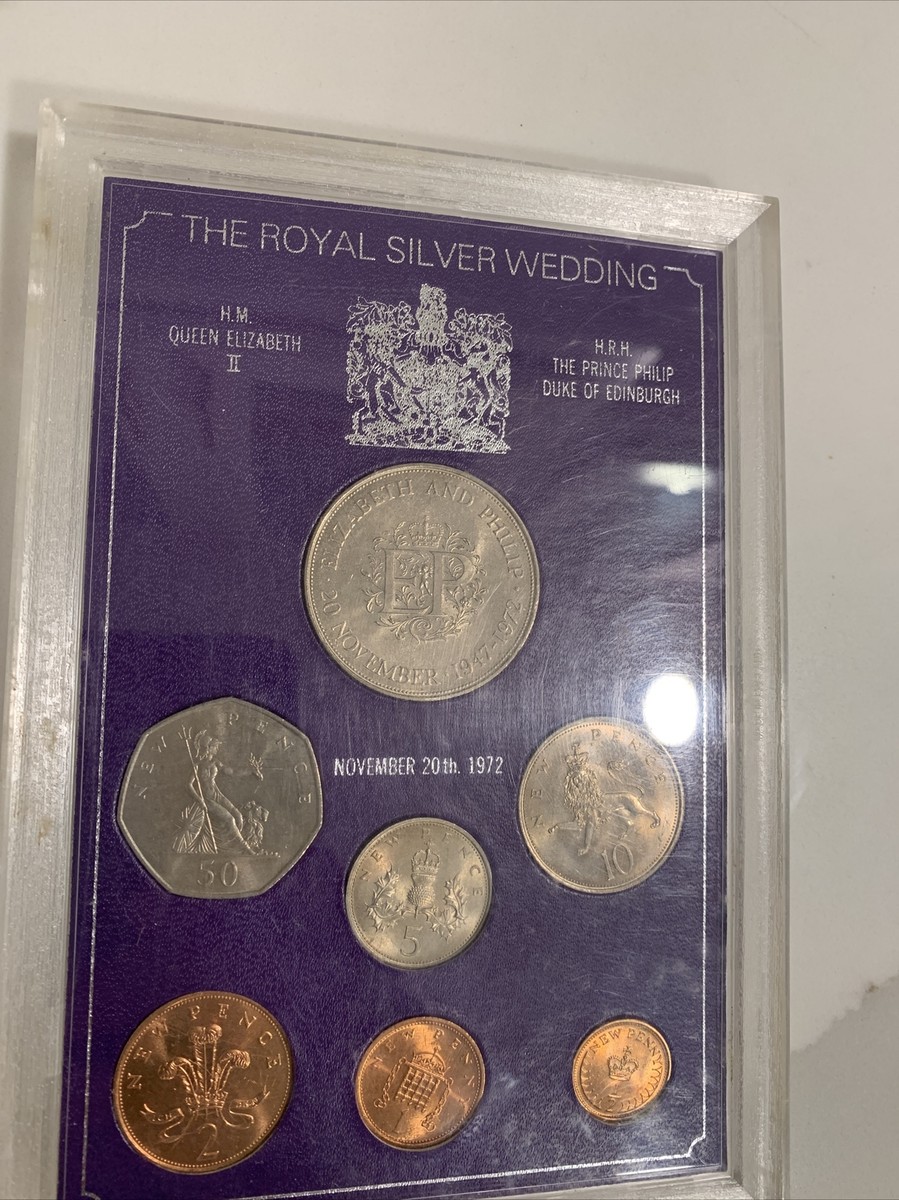 November 20th 1972 - THE ROYAL SILVER WEDDING COINS | eBay