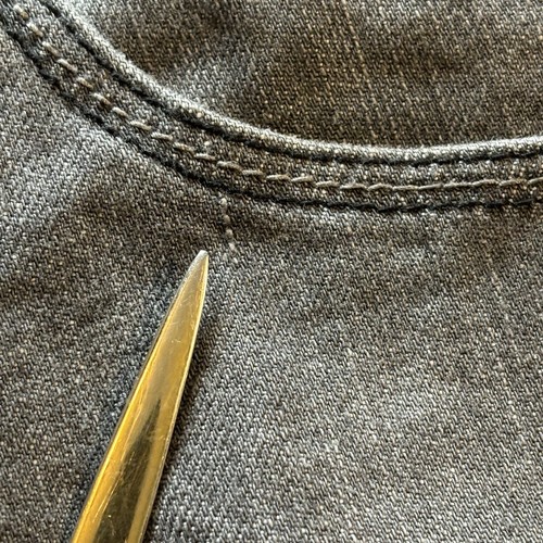 Artful Dodger Jeans Mens 40X34 Gray Denim Dark Wash Straight Leg Y2K Urban - Picture 22 of 22