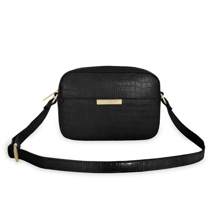 celine faux croc crossbody bag