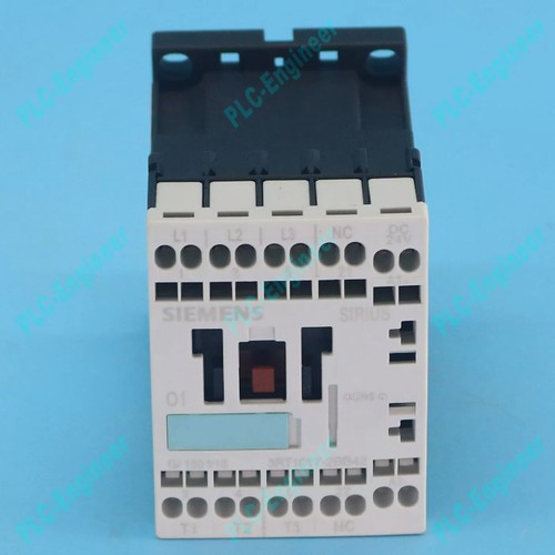 Siemens 3RT1017-2BB42 CONTACTOR NONREV S00 12A 24VDC Coil Voltage ...