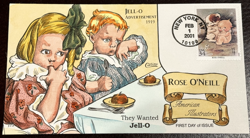 #3502a-t 34c American Illustrators Collins Hand-painted Complete set/20 FDC's - Picture 12 of 21