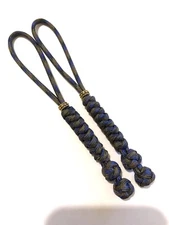 550 Paracord Knife Lanyard 2pk, Snake Knot With Cove Cord and Bead