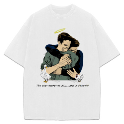 Chandler & Joey Matthew Perry Tribute The One Where We All Lost A Friend T-Shirt