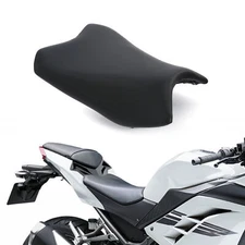 Black Front Driver Rider Seat Fit For Kawasaki Ninja EX300 2013-2017 2014 2015
