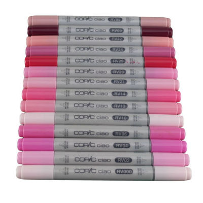 Copic Ciao Twin Tip Marker Pen Red Violet Colours