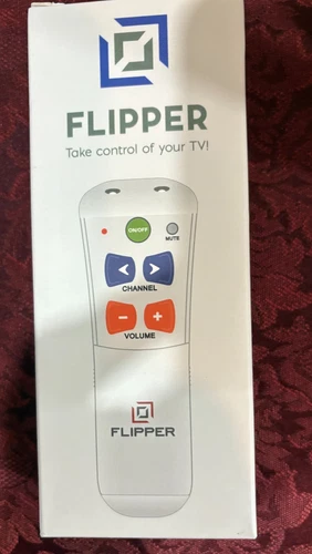 Flipper Big Button Universal TV Remote for Seniors, Dementia TVs and Cable NIB