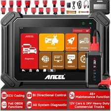 ANCEL V6 Pro+ HD OBD2 CAR HGV Truck Full-System Diagnostic Scanner Reset Tool