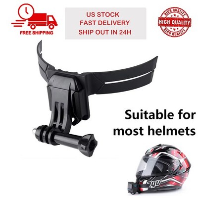 Motorcycle Helmet Camera Mount Motorbike Hat Chin Bracket Holder for GoPro