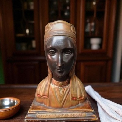 Alte Figur der Jungfrau von Montserrat Taller Alfonsoduo (Barcelona