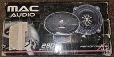 Mac Audio Performance X 13.2, 2 Way Coaxial Speakers 70watts RMS *New Other*