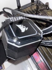 CORSAIR iCUE H100i ELITE CAPELLIX XT 2x120mm AIO Liquid CPU Cooler Radiator