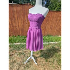 GUESS Los Angeles Dress Womens Purple Party Mini Dress 8