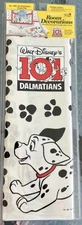 Priss  Prints 101 Dalmatians Wall Decor Self Stickers Reusable Paw Print Vintage