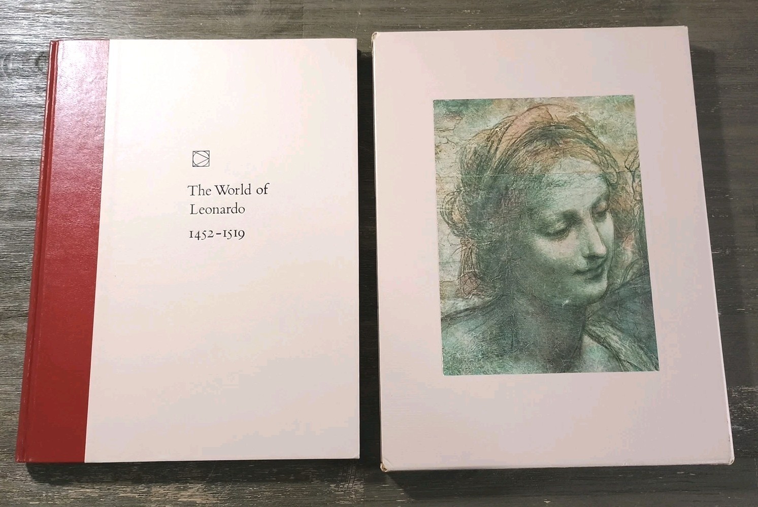 The World of Leonardo Time-Life Library of Art Hardcover Book Slipcase 1966