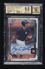 2015 Bowman Draft Chrome Pick Refractor Kyle Tucker BGS 9.5 GEM MINT Auto 14hk