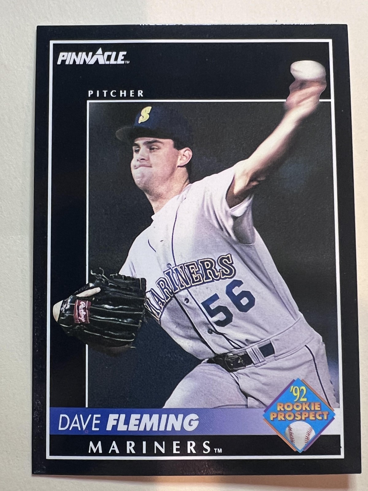1992 Pinnacle #275 Dave Fleming RC ROOKIE