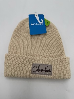 Columbia Lost Lager Recycled Beanie Cream One Size NWT