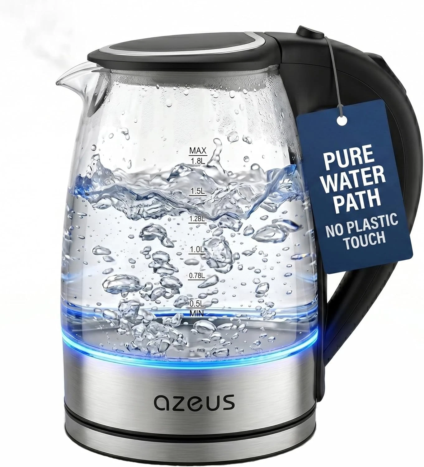 1.8L Electric Kettle CX-817 - Fast Boil, Auto Shut-Off, Boil-Dry Protection, 360
Opens in a new wind
