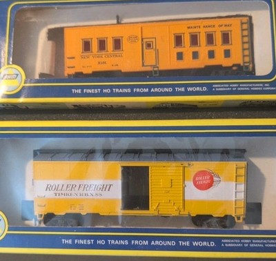 HO Roller Freight Timpklen  single door Box car RBX 88 & NYC X101 Maintenance 